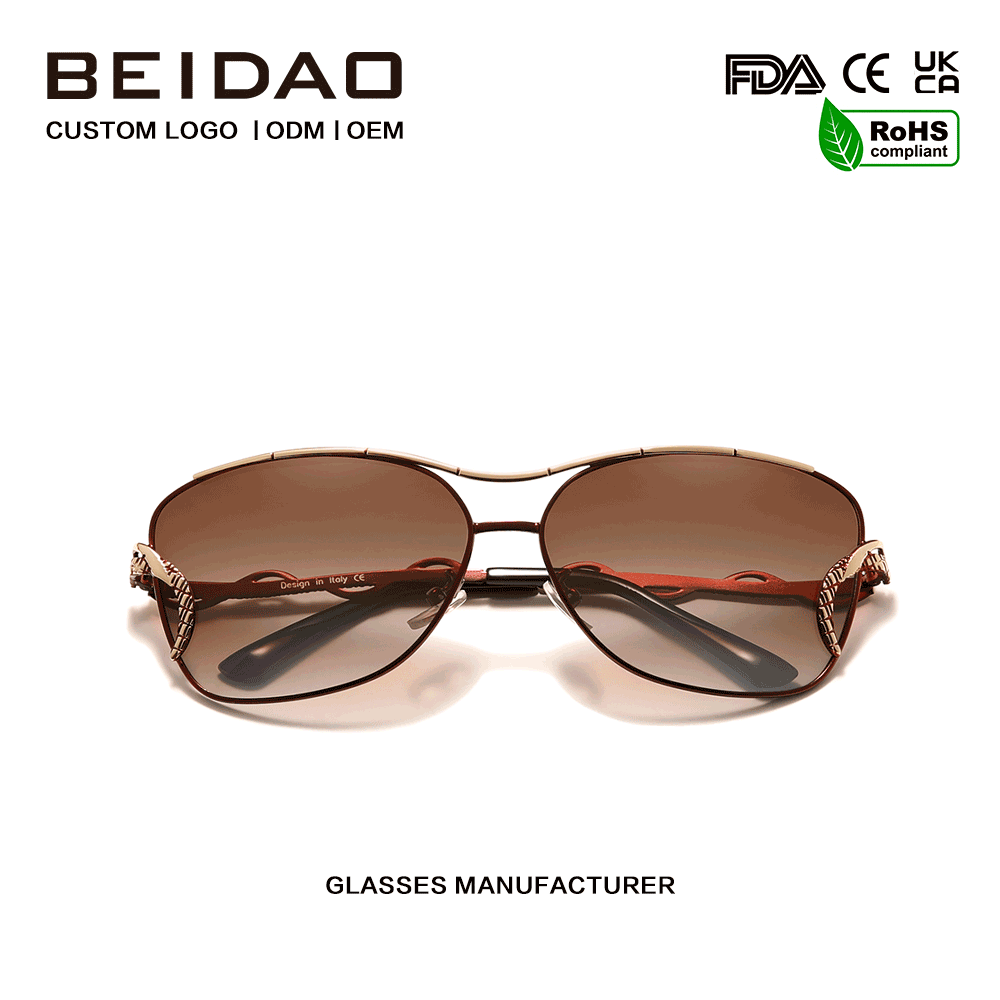 عینک آفتابی 2026 Big Full Rim Gradient Protection UV400 Driving